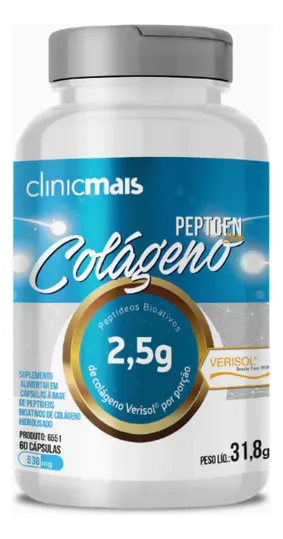 Colágeno Verisol Peptgen Care 530mg - 60 Cápsulas